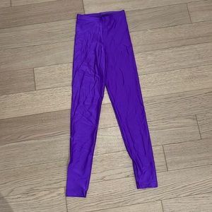 American Apparel Purple Leggings